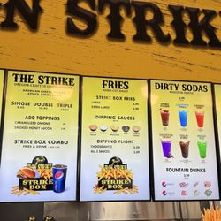 Iron Strike Smash Burgers - Menu is very simple! Master your menu and that's what they have done.