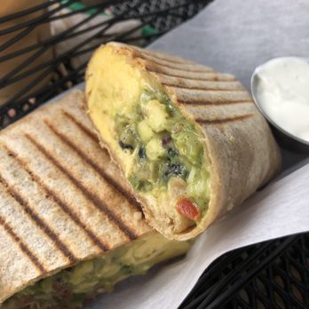 Mon Vert Cafe - Breakfast burrito with guacamole - Cafes Near Me - Woodstock, Vermont