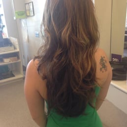 Volume and waves by Nicole. I have thick Asian hair and the way she styled it plus the products she used kept my hair intact ALL DAY! Volume and waves by Nicole. I have thick Asian hair and the way she styled it plus the products she used kept my hair intact ALL DAY!