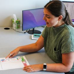 Individualized therapy in action -- every session is tailored to the child.