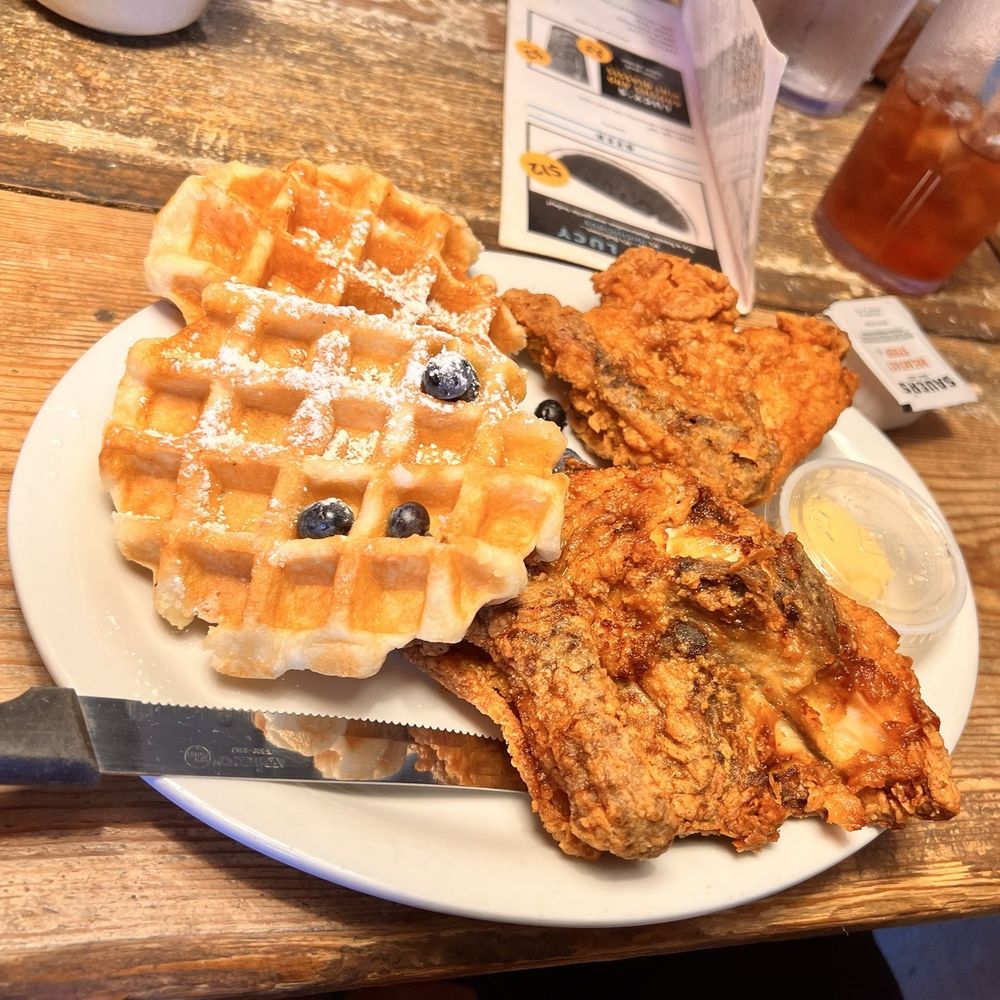 Lucy's Fried Chicken - Chicken and Waffles - New American Near Me - Austin, Texas Lucy's Fried Chicken - Chicken and Waffles - New American Near Me - Austin, Texas