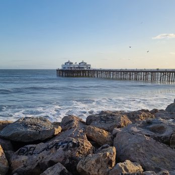 Malibu Pier - The Pier from afar - Local Flavor Near Me - Malibu, California