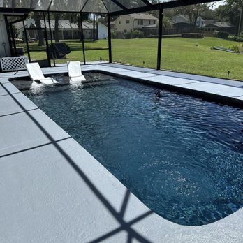Best Florida Pools & Spa - Beautiful added Seashelf - Pool & Hot Tub Service Near Me - Orlando, Florida
