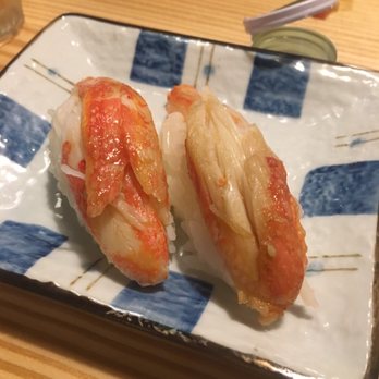 Kaigen - snow crab nigiri - Japanese Near Me - Orange, California