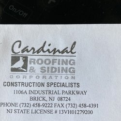 Cardinal Roofing & Siding - Letter head
