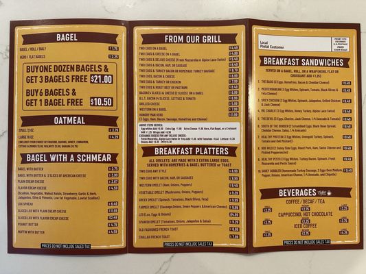 Menu photo 1 Bayside Bagels And Deli Queens, NY Menu photo 1 Bayside Bagels And Deli Queens, NY