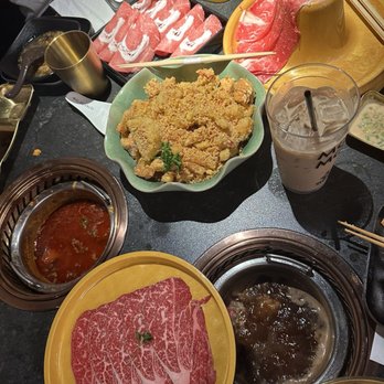MooMoo Hot Pot - Seafood, wagyu, Hokkaido milk, tomato broth, sukiyaki broth, lamb, beef - Hot Pot Near Me - Irvine, California MooMoo Hot Pot - Seafood, wagyu, Hokkaido milk, tomato broth, sukiyaki broth, lamb, beef - Hot Pot Near Me - Irvine, California