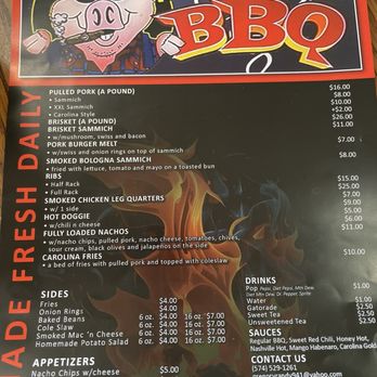 Roll-N Smoke BBQ - Menu - Barbeque Near Me - North Webster, Indiana Roll-N Smoke BBQ - Menu - Barbeque Near Me - North Webster, Indiana