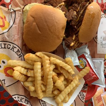 Dave's Hot Chicken - Dave's #2 2 Sliders w/ Fries. Sliders are BIG! - Chicken Shop Near Me - Dublin, California Dave's Hot Chicken - Dave's #2 2 Sliders w/ Fries. Sliders are BIG! - Chicken Shop Near Me - Dublin, California
