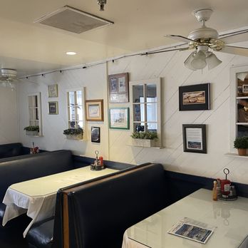 The Barnstorm Restaurant - inside booths - Salad Near Me - Big Bear City, California