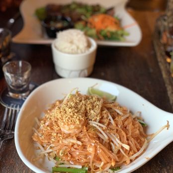 Larb Thai Restaurant - Shrimp Pad Thai and Crying Tiger with Sweet Sticky White Rice - Cocktail Bars Near Me - Brunswick, Ohio Larb Thai Restaurant - Shrimp Pad Thai and Crying Tiger with Sweet Sticky White Rice - Cocktail Bars Near Me - Brunswick, Ohio