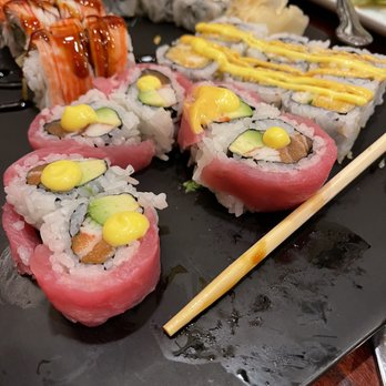 Mt Fuji - Some specialty rolls back is the dancing shrimp - Sushi Bars Near Me - Milford, Delaware