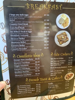 Menu photo 7 Monrovia Family Restaurant Monrovia, IN Menu photo 7 Monrovia Family Restaurant Monrovia, IN