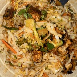 Spicy Thai Chicken & Rice Noodles