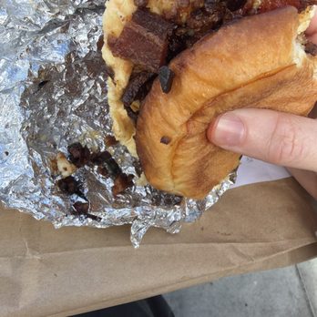 Cat & Cloud Coffee - Breakfast burrito with some well done bacon - Coffee & Tea Near Me - Santa Cruz, California Cat & Cloud Coffee - Breakfast burrito with some well done bacon - Coffee & Tea Near Me - Santa Cruz, California