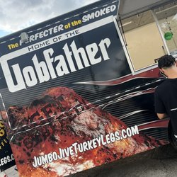 Jumbo Jive Turkey Legs Smoked & Stuffed - Food truck