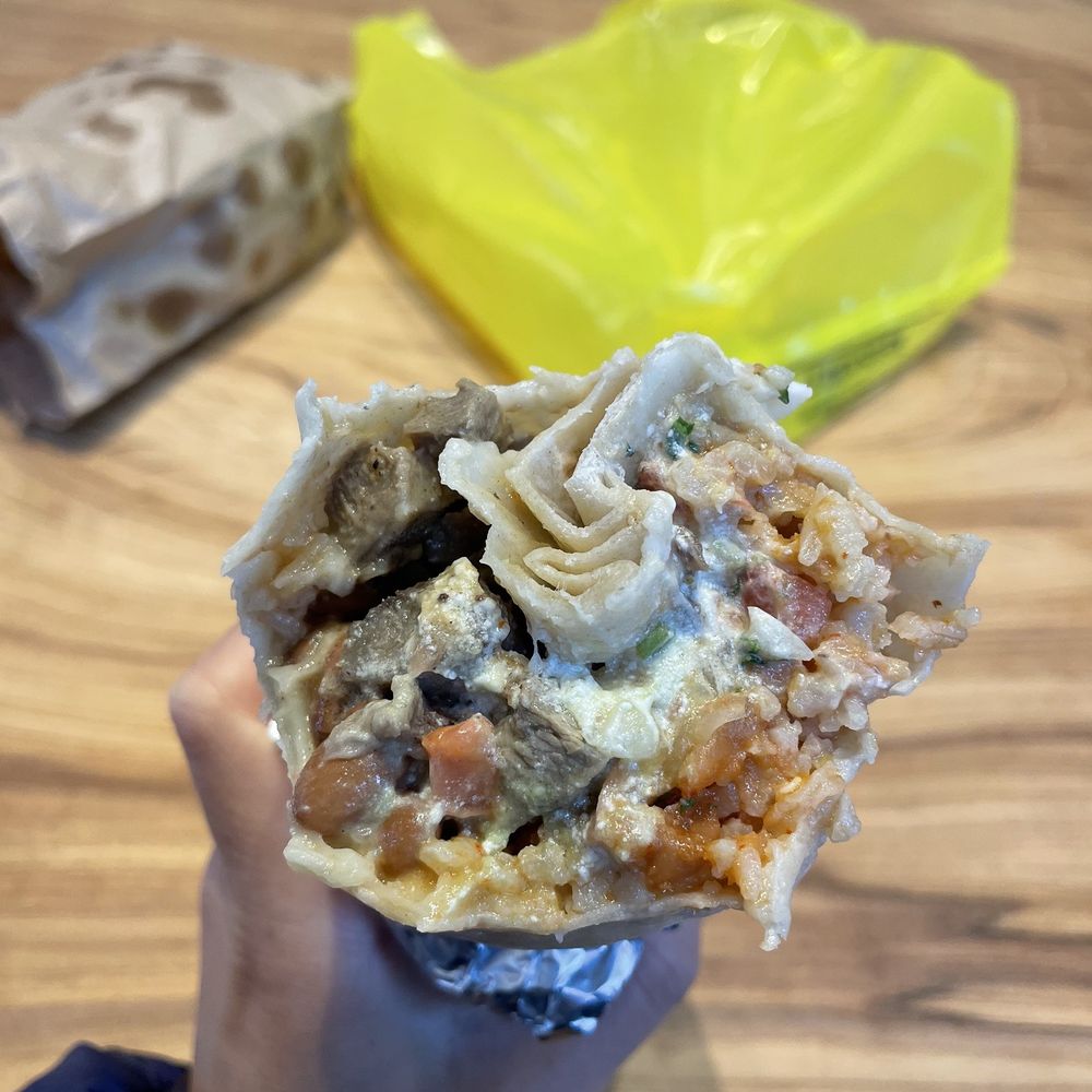 El Farolito - Lengua Super Burrito $13.25 bc they charged $2 more for lengua. Notice the large tortilla clump :/ - Mexican Near Me - San Francisco, California El Farolito - Lengua Super Burrito $13.25 bc they charged $2 more for lengua. Notice the large tortilla clump :/ - Mexican Near Me - San Francisco, California