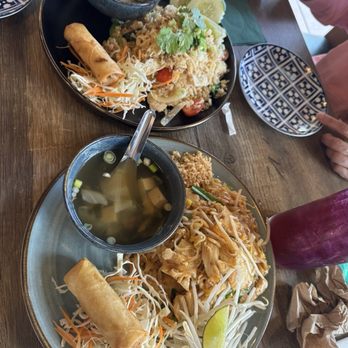 Lim Ros Thai Restaurant - Lunch special comes with soup and a spring roll. We got the Pad Thai and the fried rice and we loved every bite - Salad Near Me - Maitland, Florida Lim Ros Thai Restaurant - Lunch special comes with soup and a spring roll. We got the Pad Thai and the fried rice and we loved every bite - Salad Near Me - Maitland, Florida