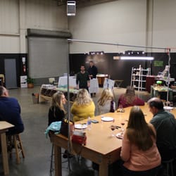 MoltenWorks Glass Studio - Kevin teaching at an event