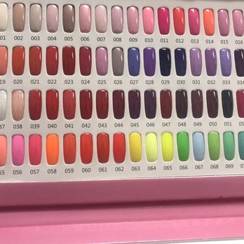 Luxe Nails And Spa - Color chart - Nail Salons Near Me - Modesto, California