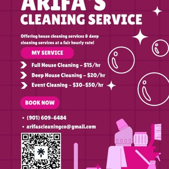Arifa's Cleaning Service - Home Cleaning Near Me - Memphis, Tennessee Arifa's Cleaning Service - Home Cleaning Near Me - Memphis, Tennessee