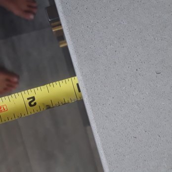 The Countertop Factory Midwest - Overhang above doors on otherside ofthe island is almost an inch - Building Supplies Near Me - Addison, Illinois