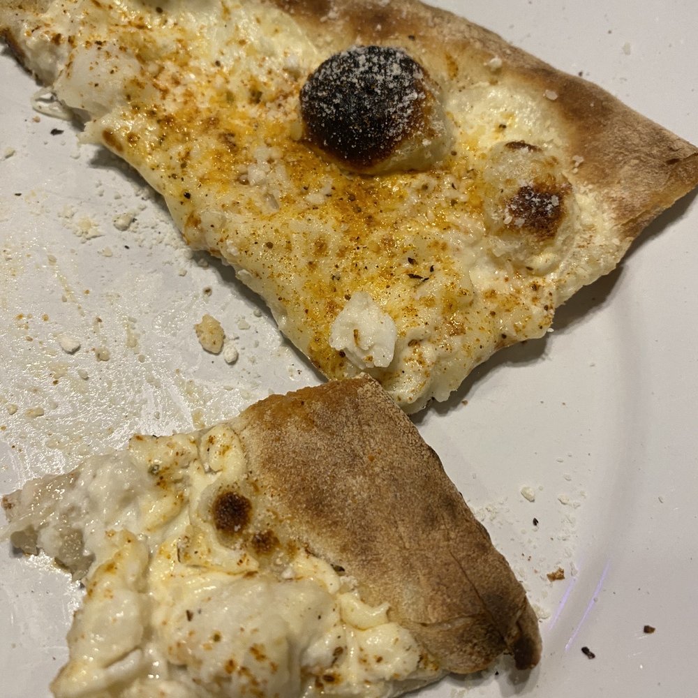 Bear Brick Oven Pizza - The 10" Crab Pizza homemade goodness crust and so good!! - Pizza Near Me - Silver Spring, Maryland