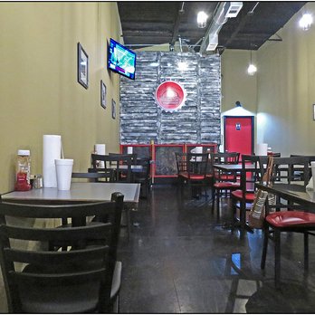 Pop Top Burgers - Toward the rear, and yes they have gender neutral restrooms. - Burgers Near Me - Webster, Texas