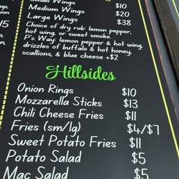 Menu as of 4/25 Menu as of 4/25