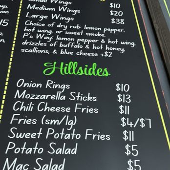 Hillside Tap Room & Eatery - Menu as of 4/25 - Hot Dogs Near Me - Martinez, California Hillside Tap Room & Eatery - Menu as of 4/25 - Hot Dogs Near Me - Martinez, California