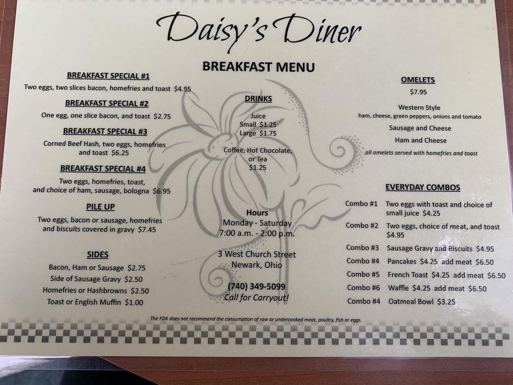 DAISY’S DINER 15 Reviews 3 W Church St, Newark, OH Yelp
