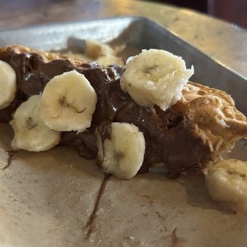 Trilogy Brew - Nutella and banana waffle - Coffee & Tea Near Me - Spring, Texas