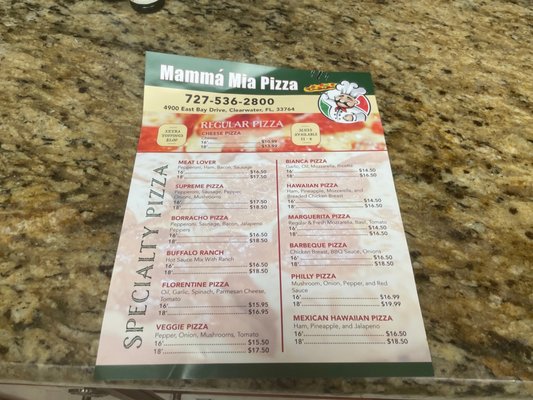 Menu photo 4 Mammá Mia Pizza Clearwater, FL Menu photo 4 Mammá Mia Pizza Clearwater, FL
