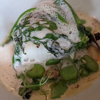 Carnal - Poached Halibut is so rich and smokey! - New American Near Me - Bellingham, Washington