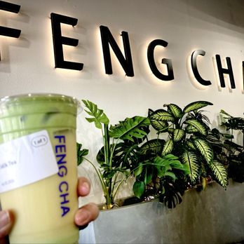 Feng Cha - Green tea with pistachio - Bubble Tea Near Me - Riverside, California