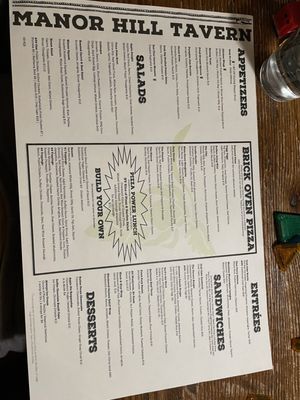 Menu photo 3 Manor Hill Tavern Ellicott City, MD