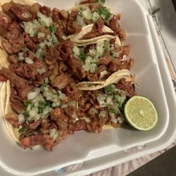 Ronaldo's Mexican Food - Tacos de Tripa (Tripe Tacos)