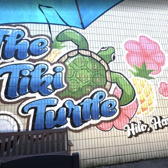 The Tiki Turtle Cafe - Art mural - Cafes Near Me - Hilo, Hawaii The Tiki Turtle Cafe - Art mural - Cafes Near Me - Hilo, Hawaii