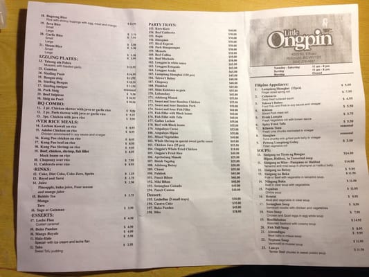 Menu photo 6 Little Ongpin Richmond, BC Menu photo 6 Little Ongpin Richmond, BC