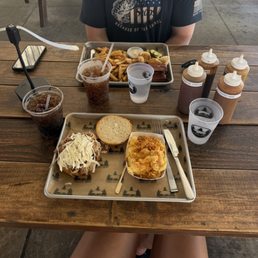 Pimento Mac & Cheese, Pulled Pork Sandwich, 1/3 LB SPARE RIBS TRAY Pimento Mac & Cheese, Pulled Pork Sandwich, 1/3 LB SPARE RIBS TRAY