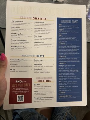 Menu photo 1 The Tap Indianapolis, IN