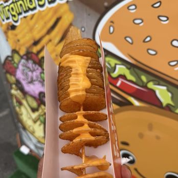 Potato factory - Tornado Potato with cheese - Fast Food Near Me - Vienna, Virginia Potato factory - Tornado Potato with cheese - Fast Food Near Me - Vienna, Virginia