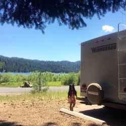 Sage Hen Creek Campground - Lake is wide