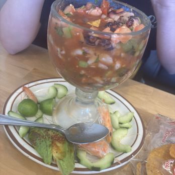 Only Sinaloa - Shrimp and octopus cocktail! - Mexican Near Me - Adelanto, California