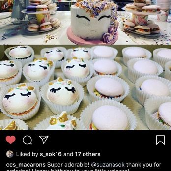 CC's Macarons and Desserts - Unicorn themed - Macarons Near Me CC's Macarons and Desserts - Unicorn themed - Macarons Near Me