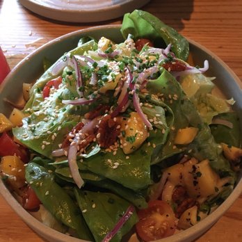 Yardbird Table & Bar - Butter Lettuce & Grilled Mango Salad - Southern Near Me - Miami Beach, Florida