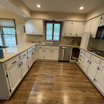 Forever Grace Designs - Custom painting Goshen customer oak cabinets - Paint & Sip Near Me - Loveland, Ohio Forever Grace Designs - Custom painting Goshen customer oak cabinets - Paint & Sip Near Me - Loveland, Ohio
