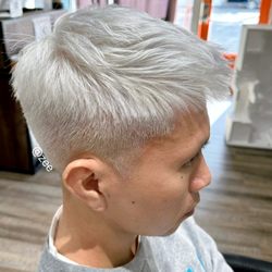 Z Touch Salon - White sliver color-colored by zee