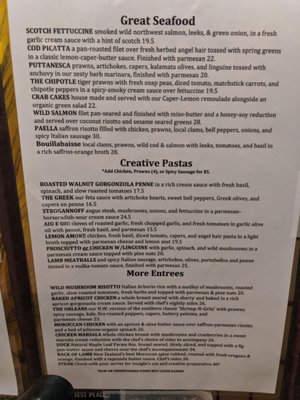 Menu photo 4 Fountain Cafe Port Townsend, WA