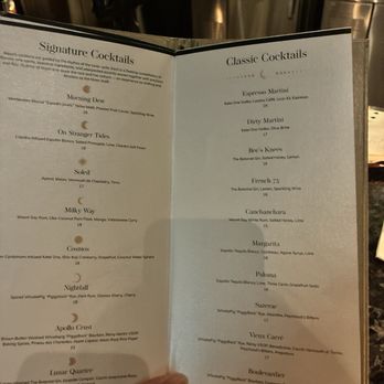 Bar Moon - Menu - Cocktail Bars Near Me - Houston, Texas Bar Moon - Menu - Cocktail Bars Near Me - Houston, Texas